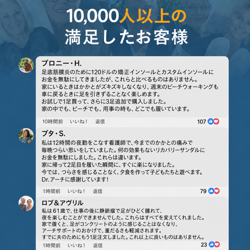 KUMORA アーチサポートビーチサンダル