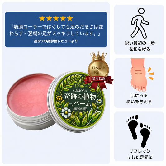 KUMORA 奇跡の植物 むくみケアバーム